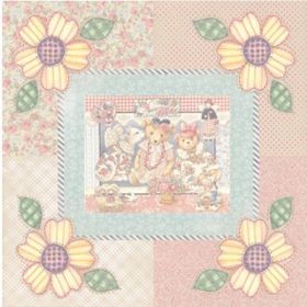 Artebella 25x25 cm 6017K Koyu Zemin Mixart Kolay Transfer