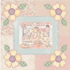 Artebella 25x25 cm 6017K Koyu Zemin Mixart Kolay Transfer