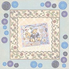Artebella 25x25 cm 6018K Koyu Zemin Mixart Kolay Transfer