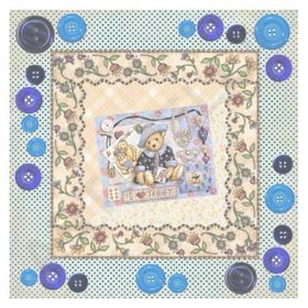 Artebella 25x25 cm 6018K Koyu Zemin Mixart Kolay Transfer