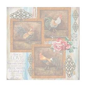 Artebella 25x25 cm 6036K Koyu Zemin Mixart Kolay Transfer