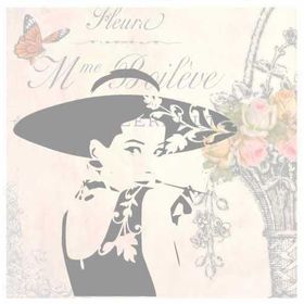 Artebella 25x25 cm 6063K Koyu Zemin Mixart Kolay Transfer