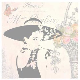 Artebella 25x25 cm 6063K Koyu Zemin Mixart Kolay Transfer