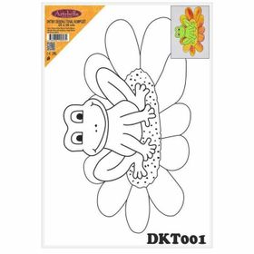 Artebella 25x35 cm DKT001 Desenli Tuval Kompozit Boyama