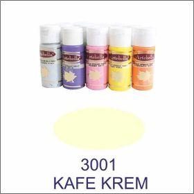 Artebella 30010030 300 cc Kafe Krem Universal Akrilik Boya