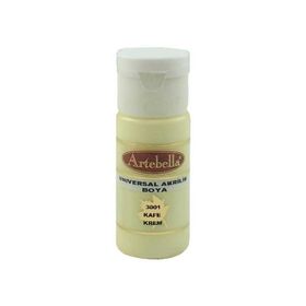 Artebella 30010030 300 cc Kafe Krem Universal Akrilik Boya