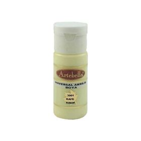 Artebella 30010030 300 cc Kafe Krem Universal Akrilik Boya