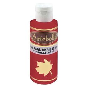 Artebella 3017130 Kırmızı 130 ml Akrilik Boya