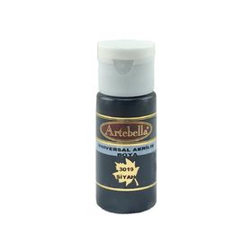 Artebella 30190030 30 cc Siyah Universal Akrilik Boya