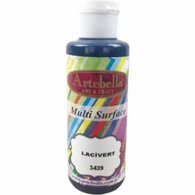 Artebella 3439130 Lacivert 130 ml Multi Surface Boya