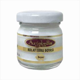 Artebella 3601 Beyaz 40 cc Kolay Ebru Boyası