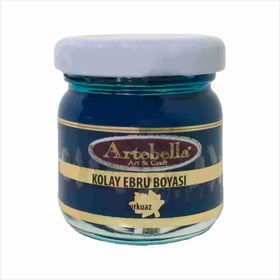 Artebella 3605 Turkuaz 40 cc Kolay Ebru Boyası