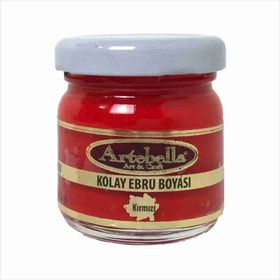 Artebella 3610 Kırmızı 40 cc Kolay Ebru Boyası