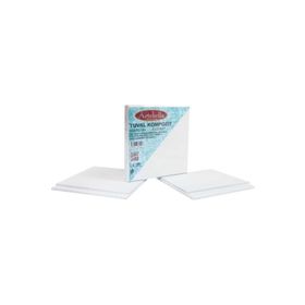 Artebella 4'lü set 10x10 cm Tuval Kompozit