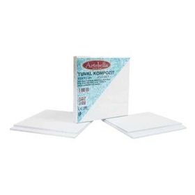Artebella 4'lü set 10x10 cm Tuval Kompozit