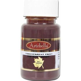 Artebella 50 cc Kahverengi Transparan Cam Vitray Boyası