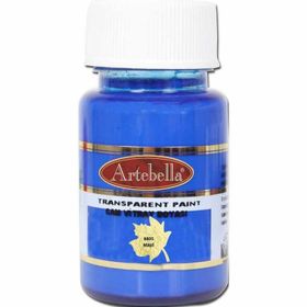 Artebella 50 cc Mavi Transparan Cam Vitray Boyası