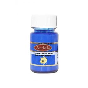 Artebella 50 cc Mavi Transparan Cam Vitray Boyası