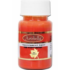 Artebella 50 cc Turuncu Transparan Cam Vitray Boyası