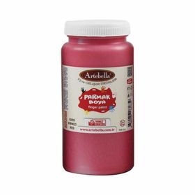 Artebella 500 cc Kırmızı Parmak Boyası
