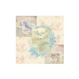 Artebella 6004K Koyu Zemin 25x25 cm Mixart Kolay Transfer