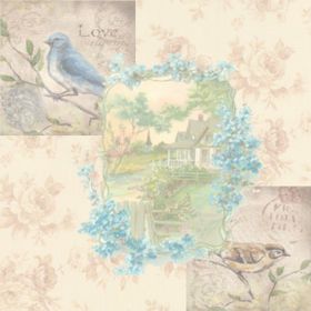 Artebella 6004K Koyu Zemin 25x25 cm Mixart Kolay Transfer