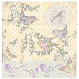 Artebella 6035K Koyu Zemin 25x25 cm Mixart Kolay Transfer