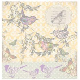 Artebella 6035K Koyu Zemin 25x25 cm Mixart Kolay Transfer