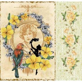 Artebella 6044V 25x25 cm Açık Zemin Mixart Kolay Transfer