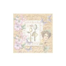 Artebella 6045K Koyu Zemin 25x25 cm Mixart Kolay Transfer