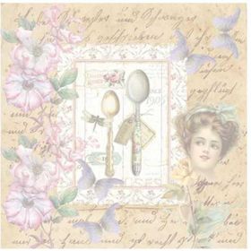 Artebella 6045K Koyu Zemin 25x25 cm Mixart Kolay Transfer