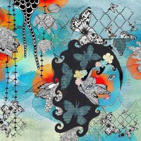 Artebella 6069V 25x25 cm Açık Zemin Mixart Kolay Transfer