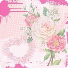 Artebella 6081K 25x25 cm Koyu Zemin Mixart Kolay Transfer