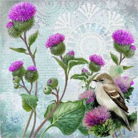 Artebella 6082V 25x25 cm Açık Zemin Mixart Kolay Transfer