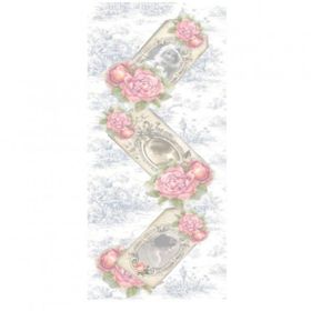 Artebella 6105K Koyu Zemin 10x25 cm Mixart Kolay Transfer
