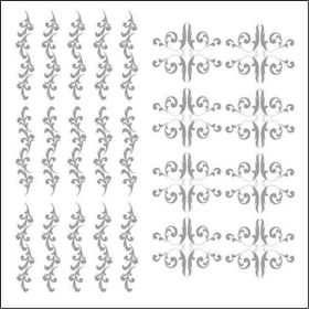 Artebella 7314 16x16 cm Silver Kolay Transfer