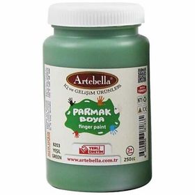 Artebella 8203250 Yeşil 250 ml Parmak Boya