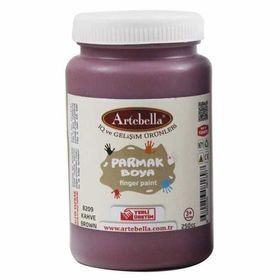Artebella 8209250 Kahverengi 250 ml Parmak Boya