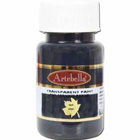 Artebella 860950 Siyah 50 ml Transparan Çini Seramik Boyası