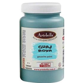 Artebella 8711250 Turkuaz 250 ml Guaj Boya