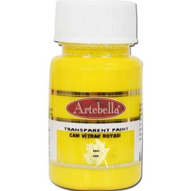 Artebella 880250 50 cc Sarı Transparan Cam Vitray Boyası