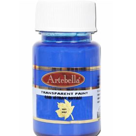 Artebella 880550 50 cc Mavi Transparan Cam Vitray Boyası