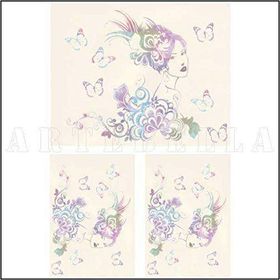 Artebella 929K 23x34 cm Koyu Zemin Soft Kolay Transfer