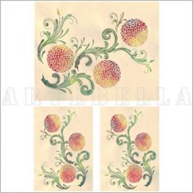 Artebella 936K 23x34 cm Koyu Zemin Soft Kolay Transfer