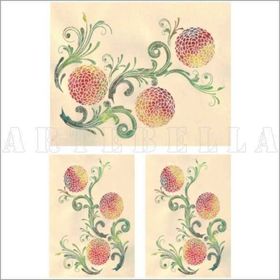 Artebella 936K 23x34 cm Koyu Zemin Soft Kolay Transfer
