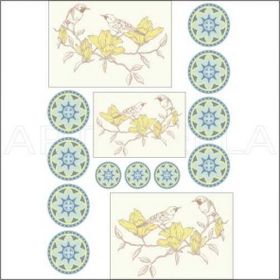 Artebella 945K 23x34 cm Koyu Zemin Soft Kolay Transfer