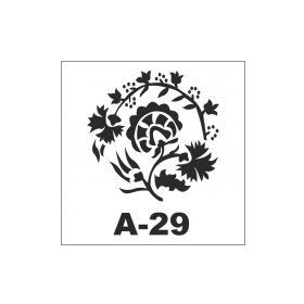 Artebella A-29 20X20 cm Stencil