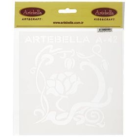 Artebella A-42 20X20 cm Stencil