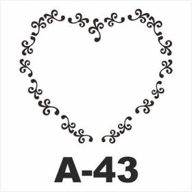 Artebella A-43 20X20 cm Stencil