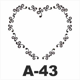 Artebella A-43 20X20 cm Stencil